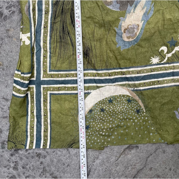 Zara Asymmetrical Olive green dress COLLECTION PRINTED bloggers collection - Picture 11 of 15